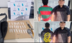Dos detenidos por circular en moto con más de 20 dosis de cocaína